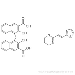 Pyrimidine,1,4,5,6-tetrahydro-1-methyl-2-[(1E)-2-(2-thienyl)ethenyl]- CAS 15686-83-6